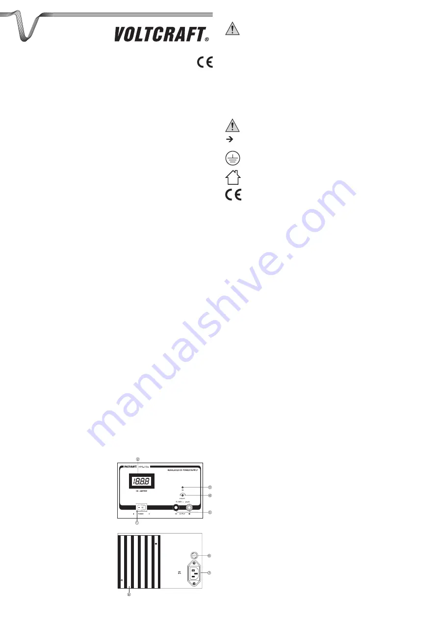 VOLTCRAFT FPS-1132 Operating Instructions Manual Download Page 1