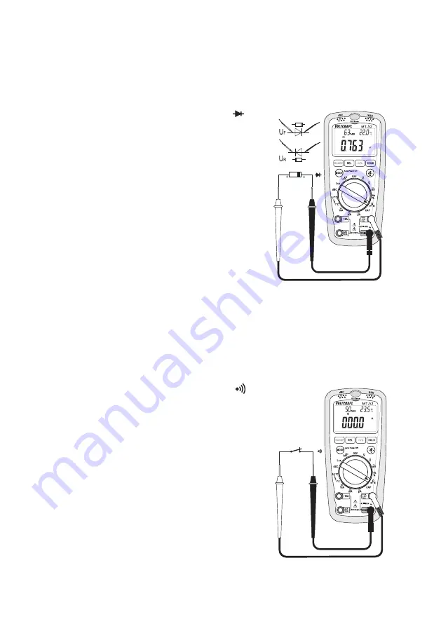 VOLTCRAFT MULTI-DMM MT-52 - V09-10 Operating Instructions Manual Download Page 17