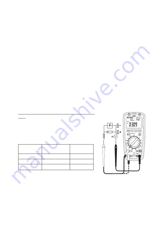 VOLTCRAFT MULTI-DMM MT-52 - V09-10 Operating Instructions Manual Download Page 74