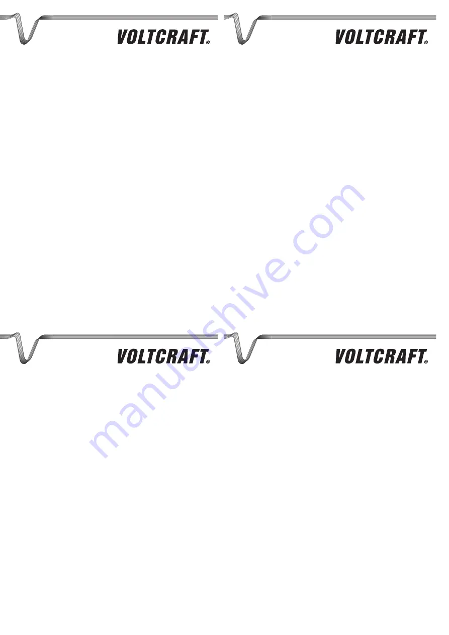 VOLTCRAFT NPI 1000-12 Operating Instructions Manual Download Page 1