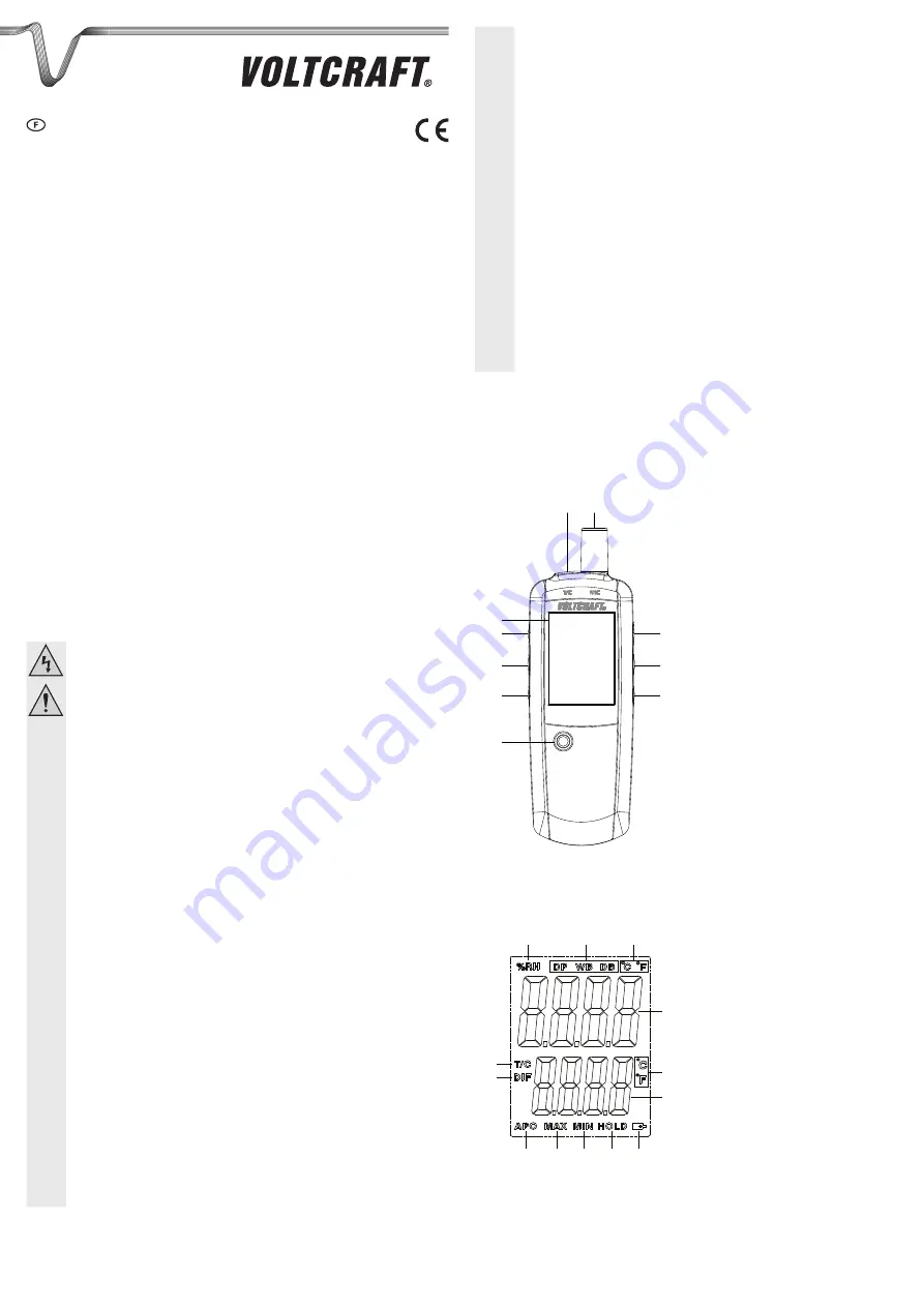 VOLTCRAFT PL-100TRH Operating Instructions Manual Download Page 5