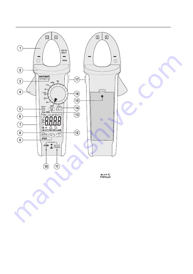 VOLTCRAFT VC-740E Operating Instructions Manual Download Page 9