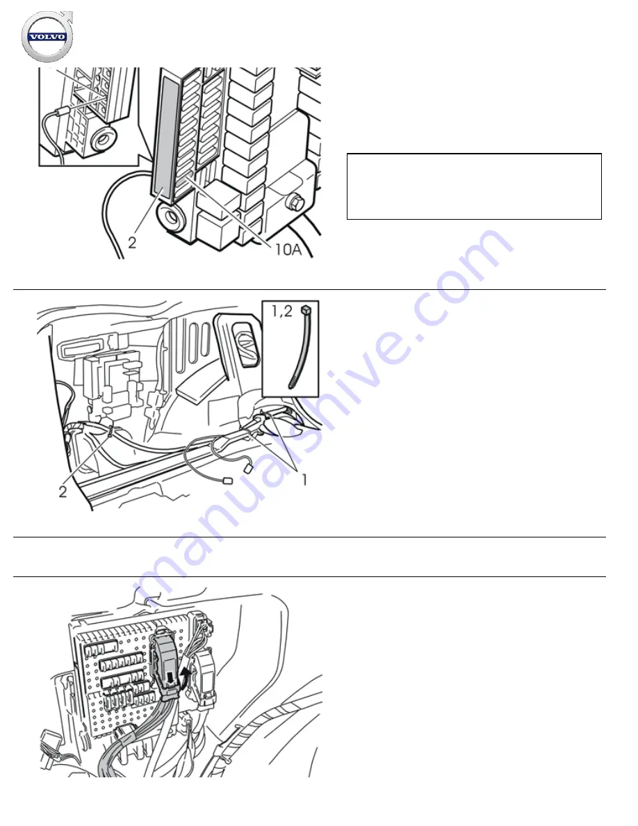 Volvo 10 CD Installation Instructions, Accessories Download Page 12