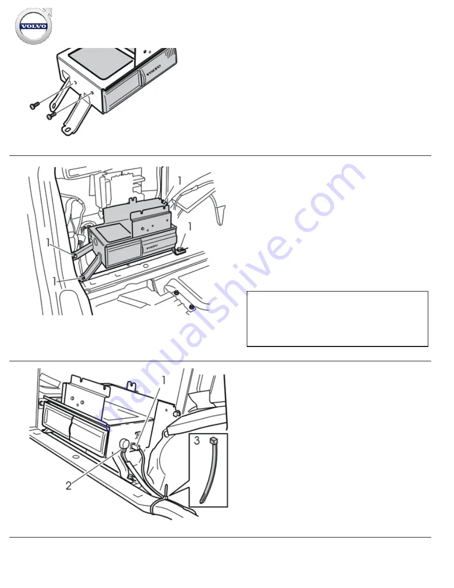 Volvo 10 CD Installation Instructions, Accessories Download Page 15