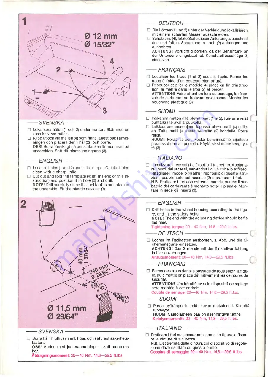 Volvo 1128720 Installation Instructions Manual Download Page 2