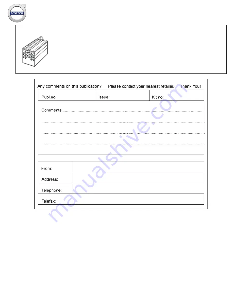 Volvo 1281842 Installation Instructions, Accessories Download Page 2