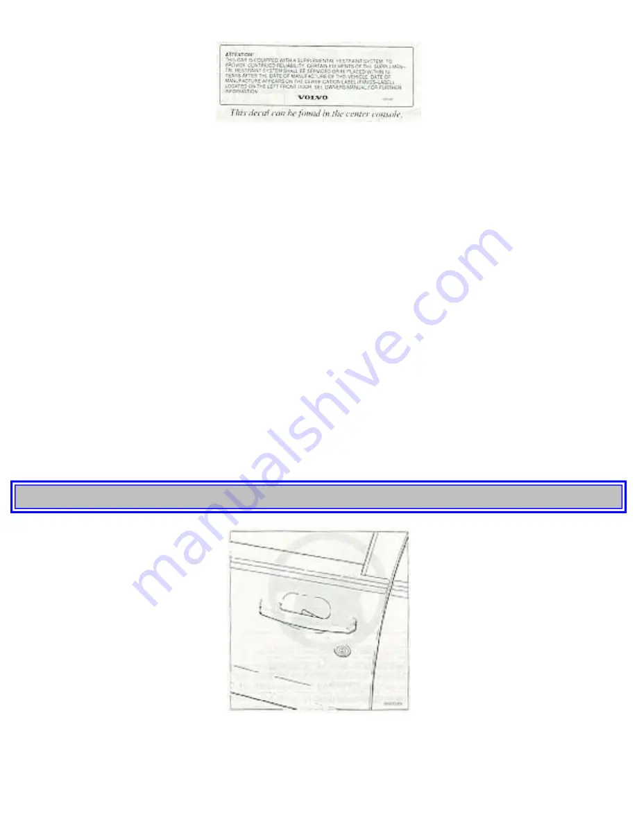 Volvo 1989 780 Owner'S Manual Download Page 35