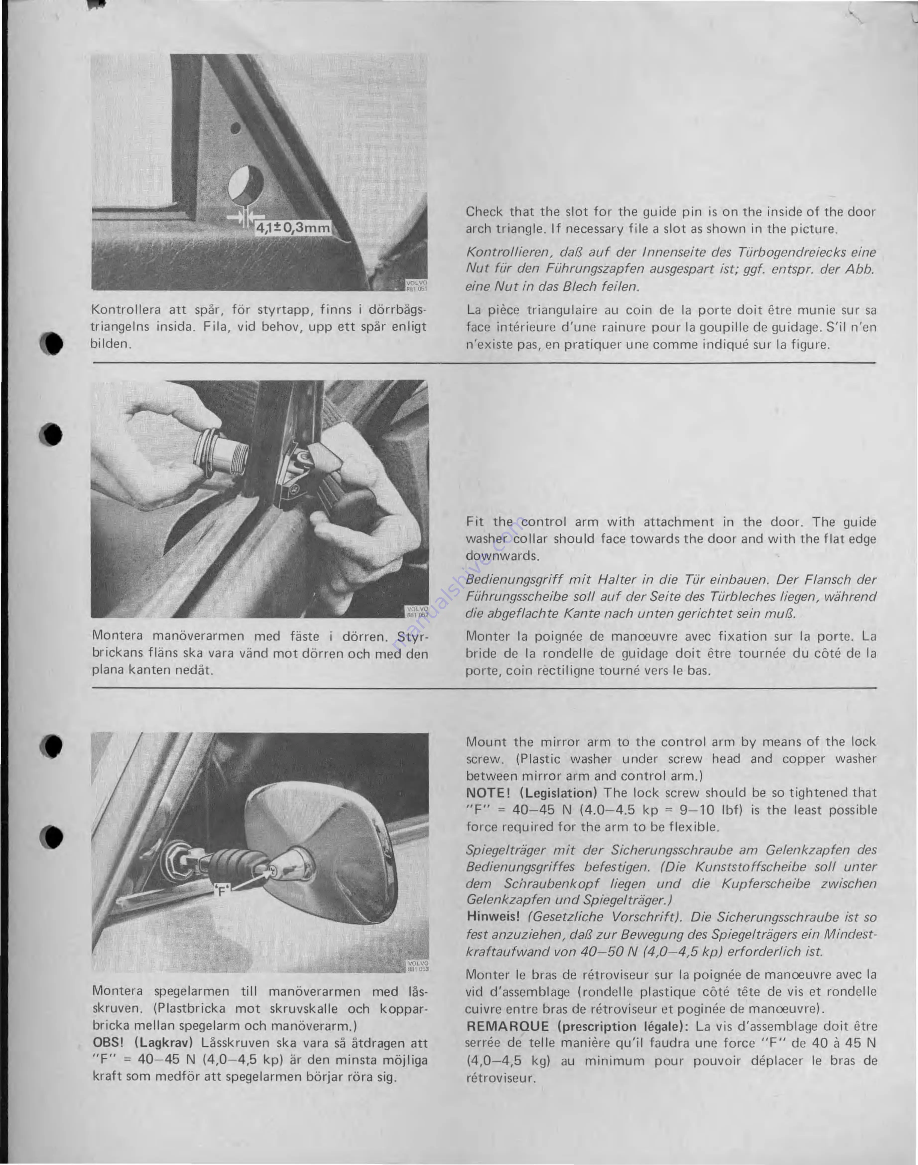 Volvo 283283-0 Installation Instructions Download Page 3