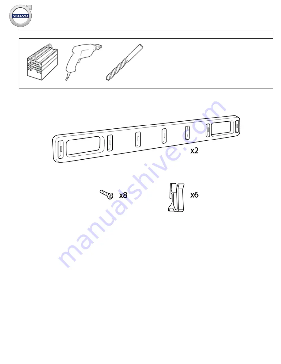 Volvo 30721673 Installation Instructions, Accessories Download Page 2