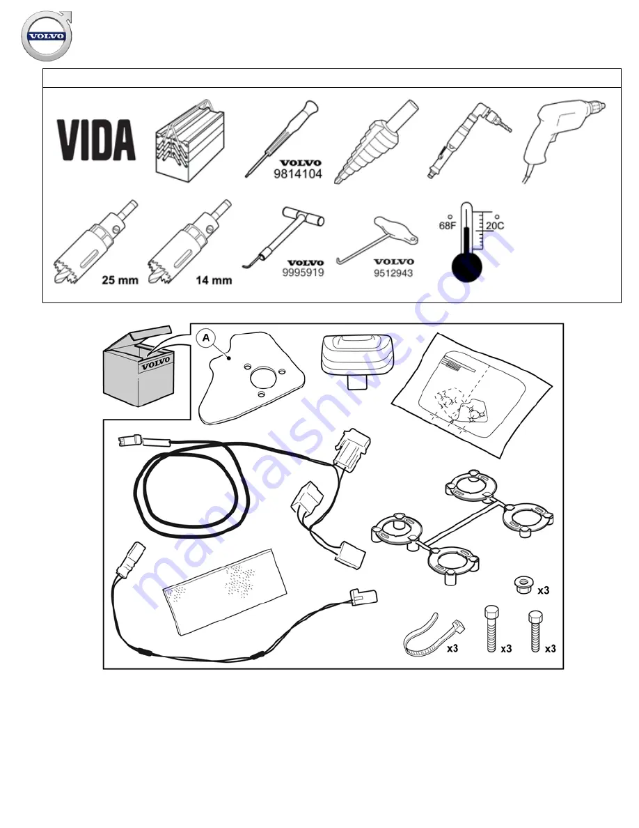 Volvo 31285564 Installation Instructions Manual Download Page 2