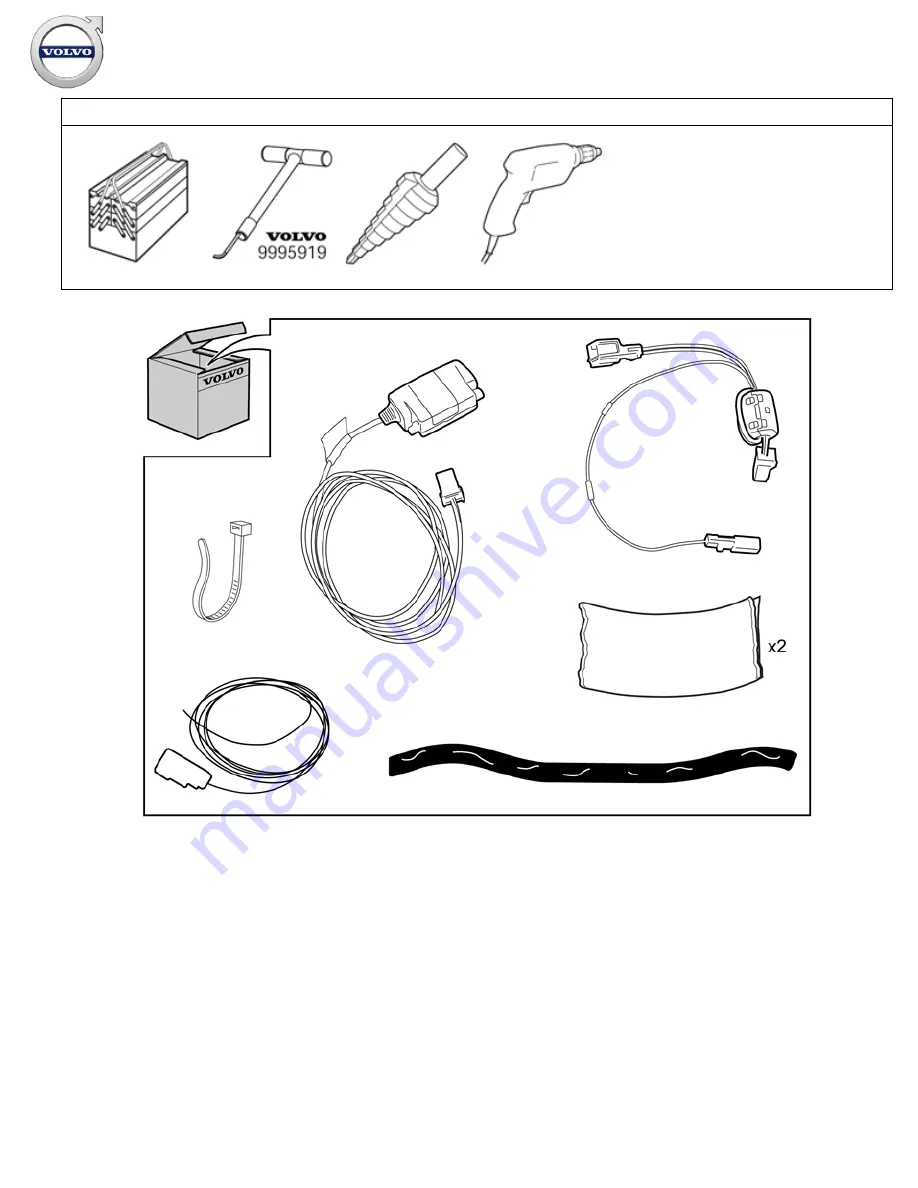 Volvo 31316493 Installation Instructions Manual Download Page 2