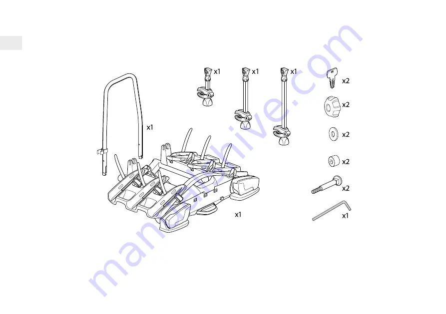 Volvo BICYCLE HOLDER Скачать руководство пользователя страница 96