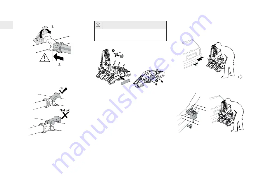 Volvo BICYCLE HOLDER Accessories User Manual Download Page 116