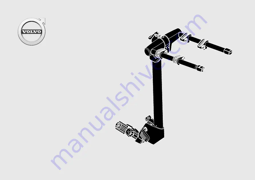 Volvo HITCH BIKE RACK User Manual Download Page 1