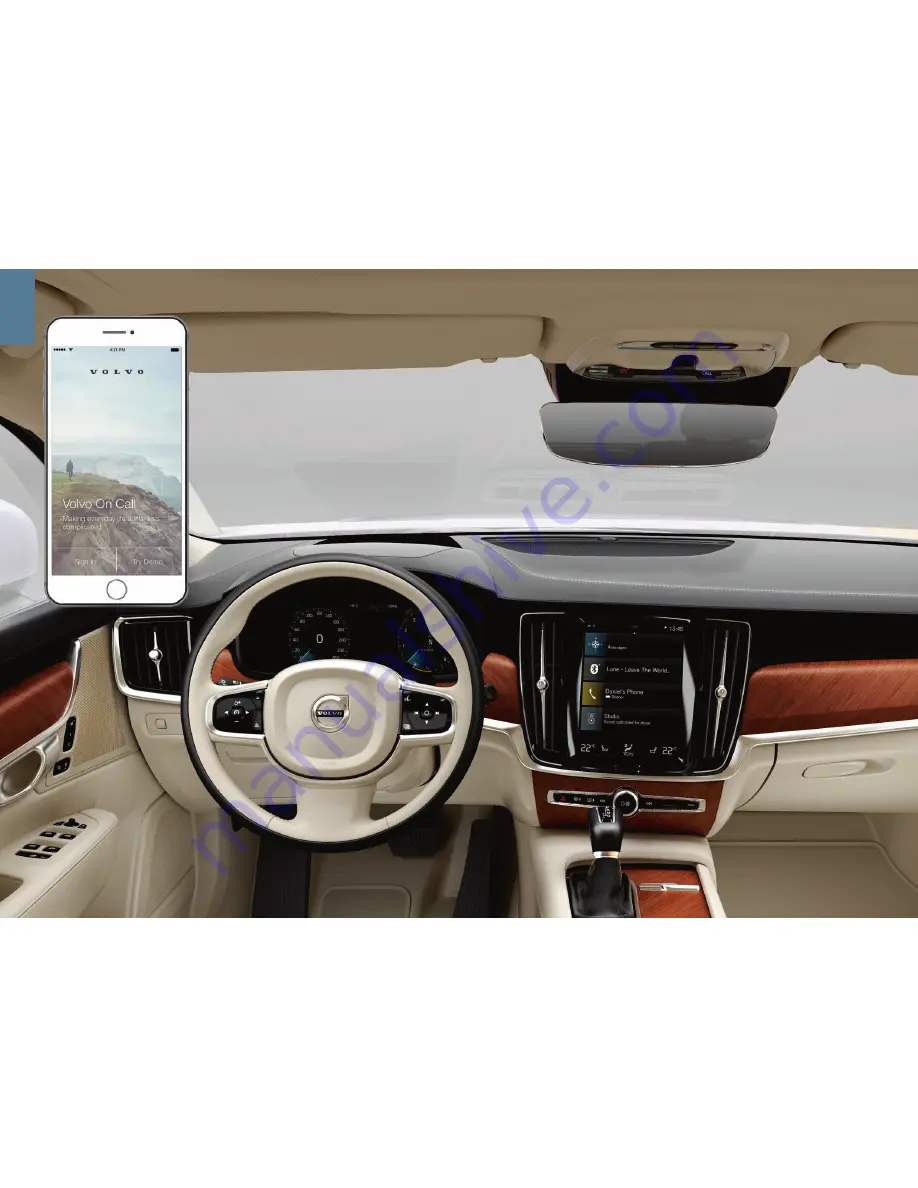 Volvo S90 2018 Quick Manual Download Page 4