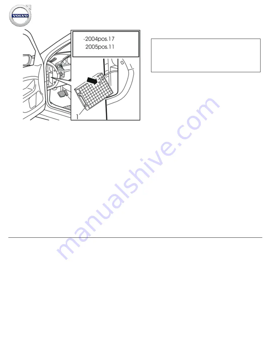 Volvo SRS S60 Installation Instructions, Accessories Download Page 17