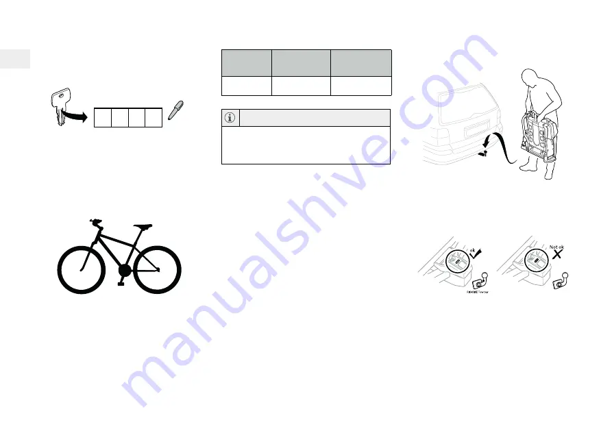 Volvo TOW BAR-MOUNTED BICYCLE HOLDER Accessories User Manual Download Page 6