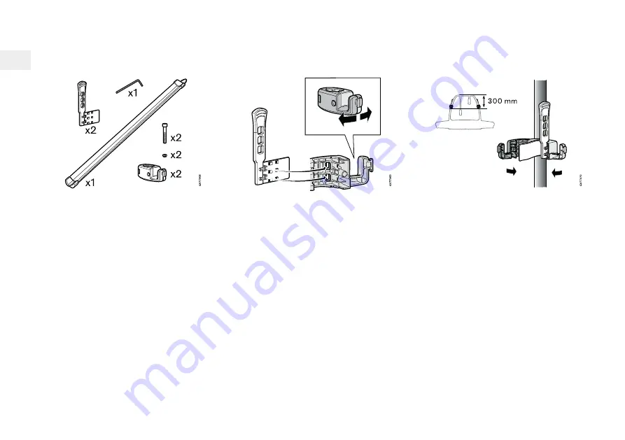 Volvo TOW BAR-MOUNTED BICYCLE HOLDER Accessories User Manual Download Page 44