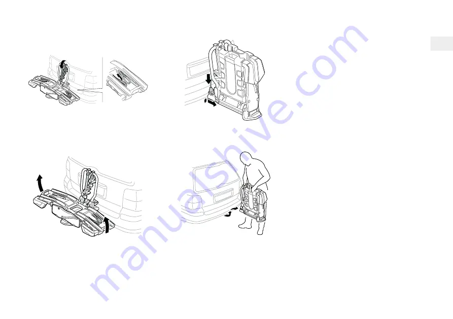 Volvo TOW BAR-MOUNTED BICYCLE HOLDER Скачать руководство пользователя страница 55