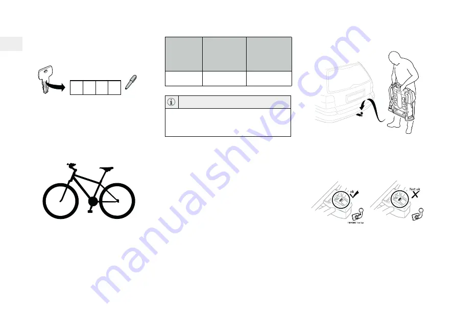 Volvo TOW BAR-MOUNTED BICYCLE HOLDER Accessories User Manual Download Page 62