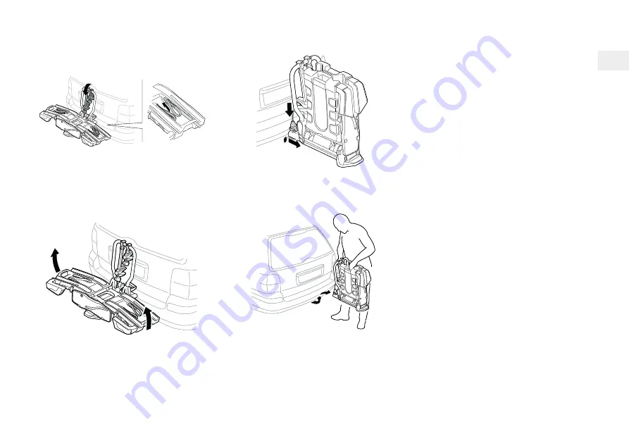 Volvo TOW BAR-MOUNTED BICYCLE HOLDER Accessories User Manual Download Page 83