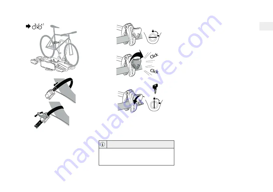 Volvo TOW BAR-MOUNTED BICYCLE HOLDER Accessories User Manual Download Page 107