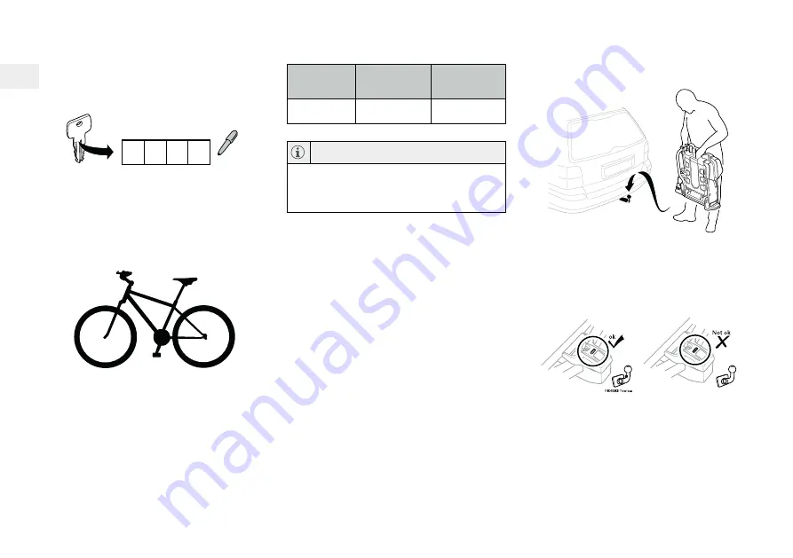 Volvo TOW BAR-MOUNTED BICYCLE HOLDER Accessories User Manual Download Page 132