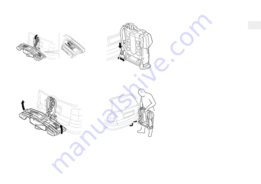 Volvo TOW BAR-MOUNTED BICYCLE HOLDER Скачать руководство пользователя страница 139