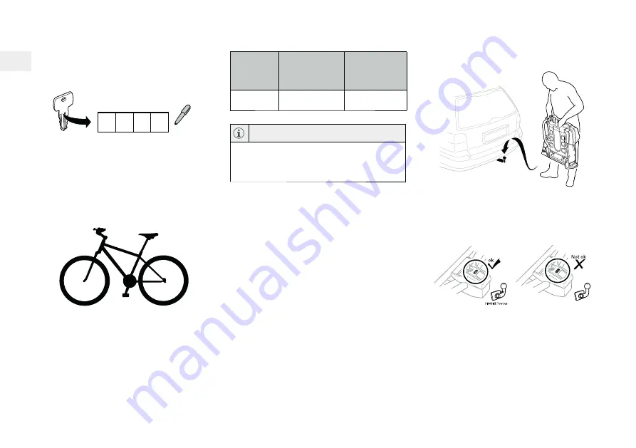 Volvo TOW BAR-MOUNTED BICYCLE HOLDER Скачать руководство пользователя страница 146