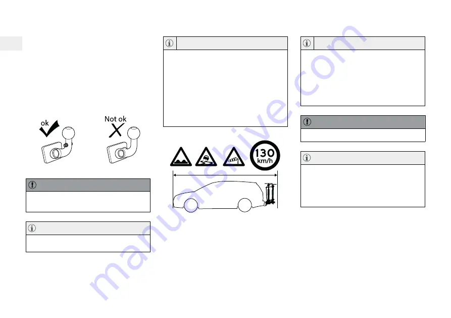 Volvo TOW BAR-MOUNTED BICYCLE HOLDER Accessories User Manual Download Page 158