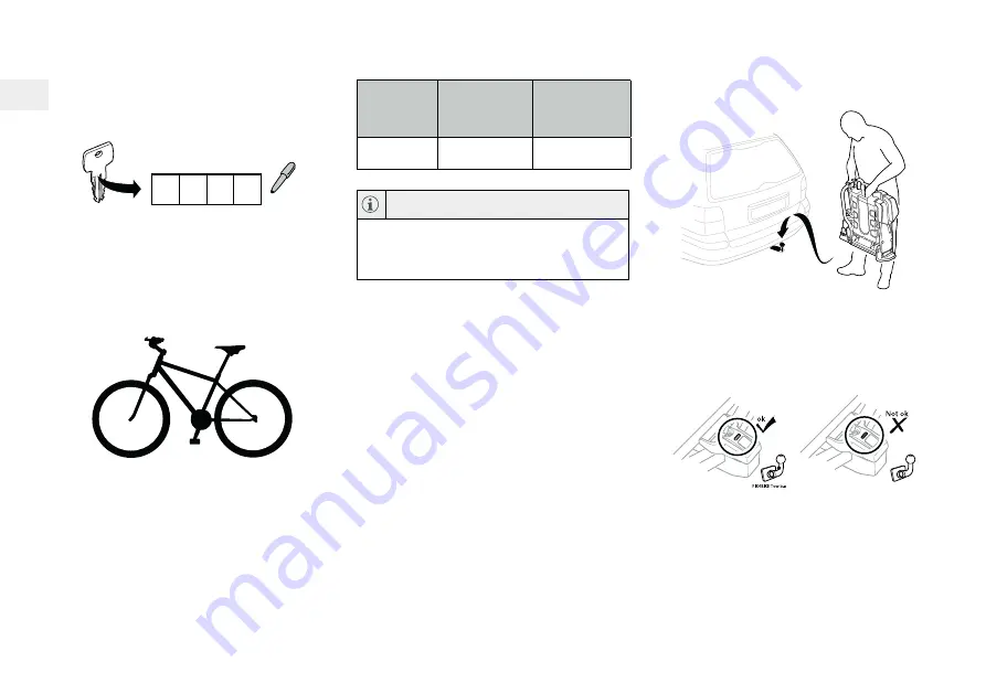 Volvo TOW BAR-MOUNTED BICYCLE HOLDER Accessories User Manual Download Page 160