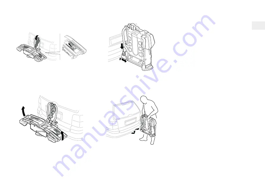 Volvo TOW BAR-MOUNTED BICYCLE HOLDER Accessories User Manual Download Page 209