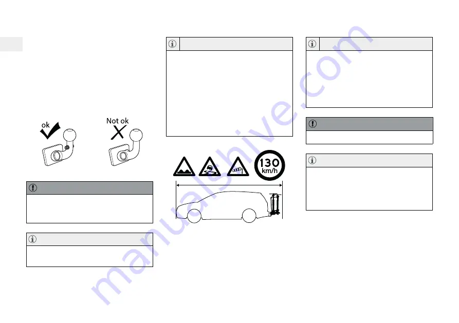 Volvo TOW BAR-MOUNTED BICYCLE HOLDER Accessories User Manual Download Page 214