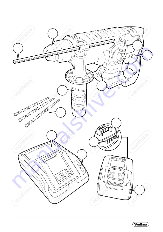 VonHaus 3500148 Manual Download Page 18