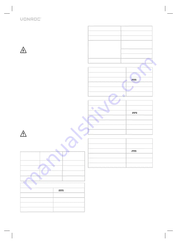 VONROC 8717479095650 Скачать руководство пользователя страница 75