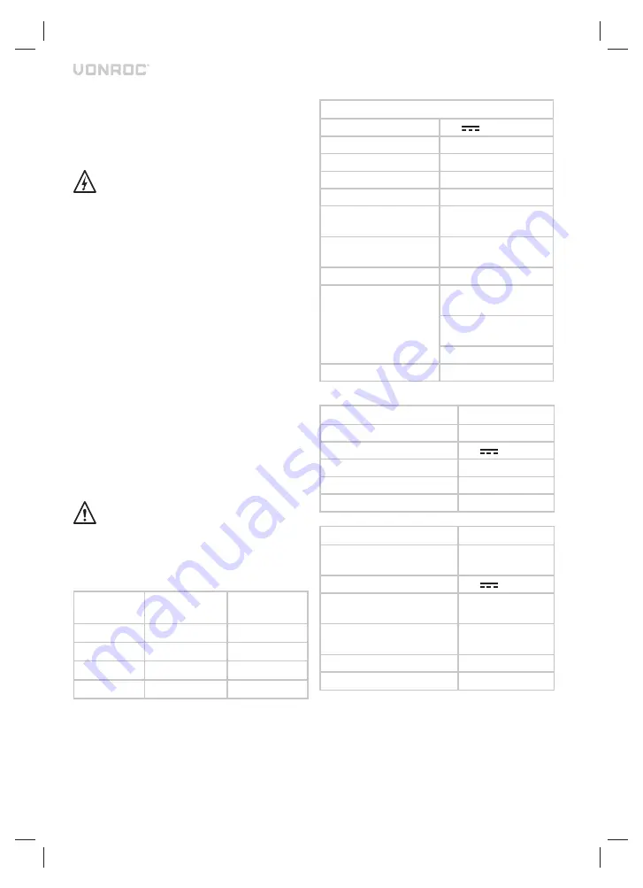 VONROC 8717479095650 Original Instructions Manual Download Page 107