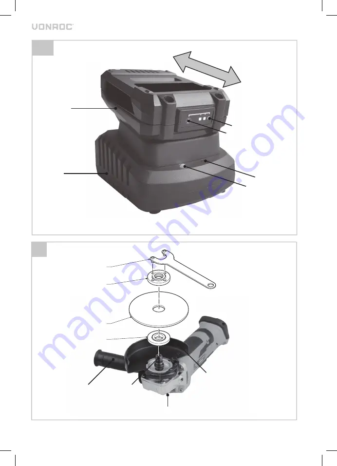 VONROC AG501DC Скачать руководство пользователя страница 3