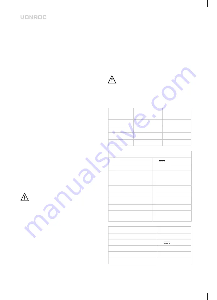 VONROC AG501DC Original Instructions Manual Download Page 59