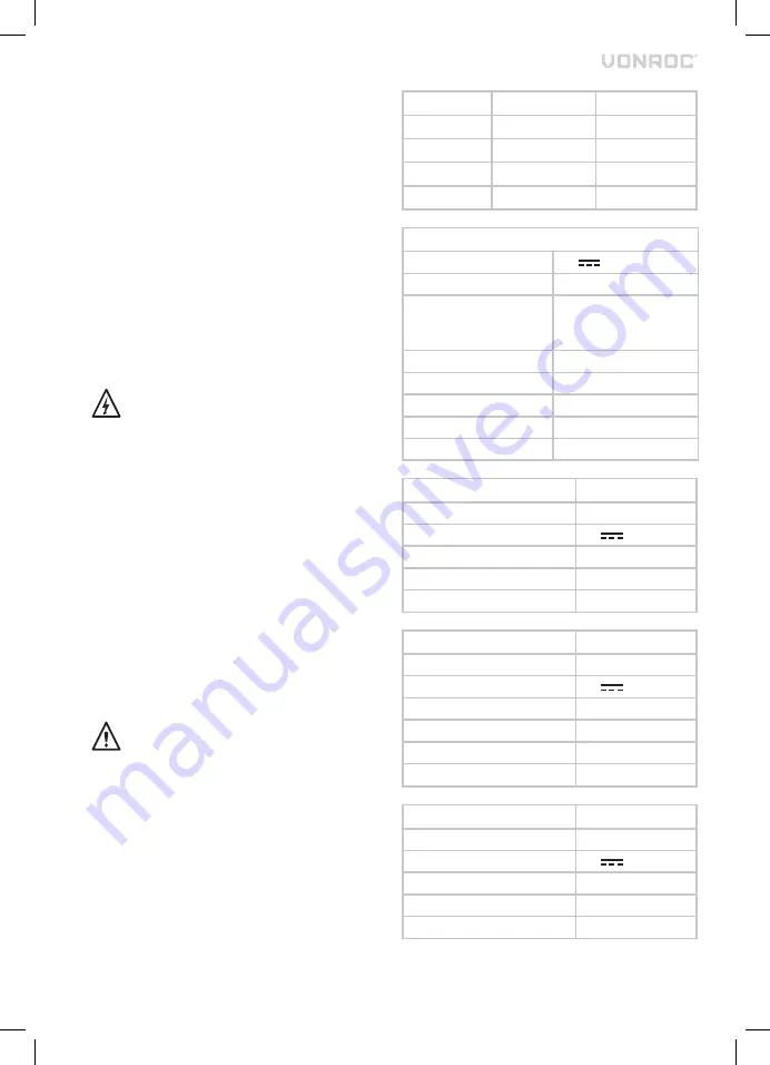 VONROC AG501DC Original Instructions Manual Download Page 68