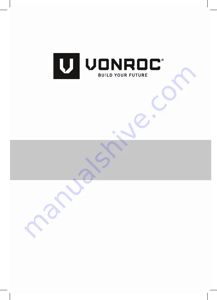 VONROC GP807AA Original Instructions Manual Download Page 1