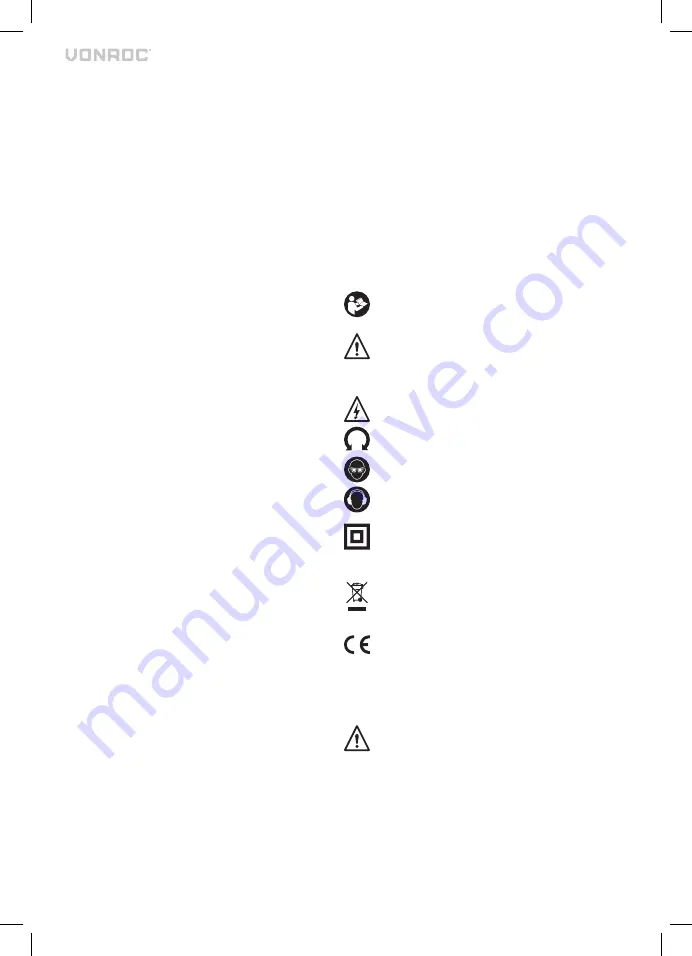 VONROC IW503AC Original Instructions Manual Download Page 7