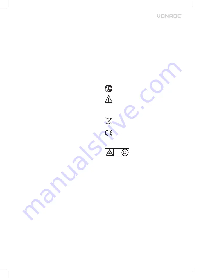 VONROC LL501DC Original Instructions Manual Download Page 18