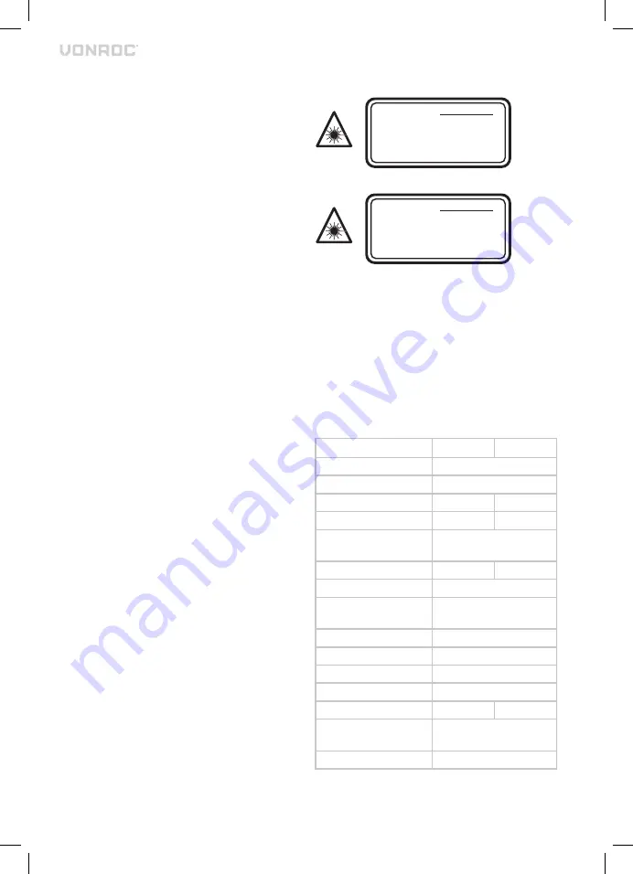 VONROC LL501DC Original Instructions Manual Download Page 19