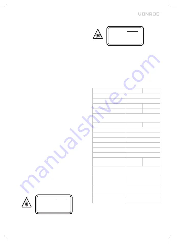 VONROC LL501DC Original Instructions Manual Download Page 24