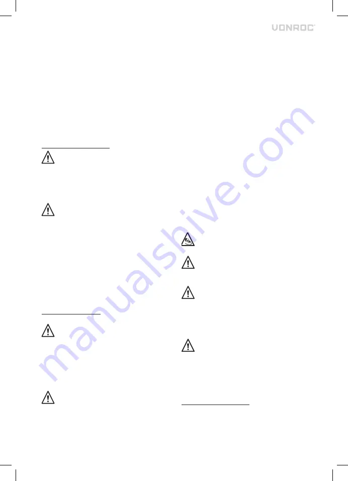 VONROC MS502AC Original Instructions Manual Download Page 26