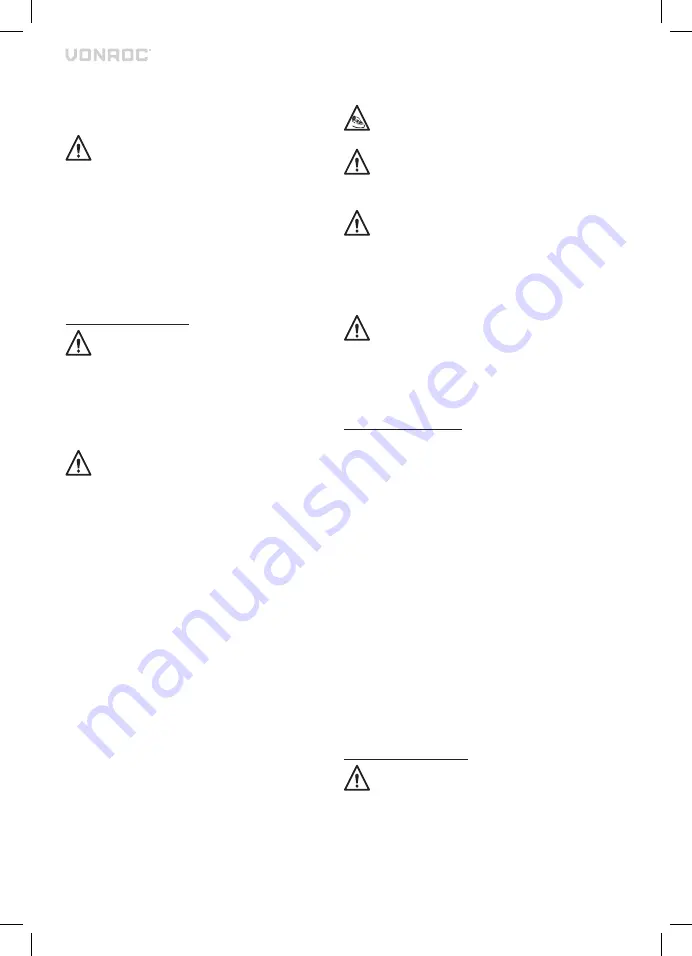 VONROC MS502AC Original Instructions Manual Download Page 107