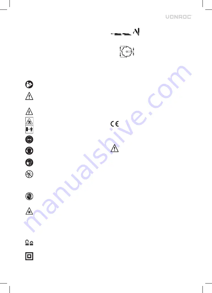 VONROC MS505AC Original Instructions Manual Download Page 4