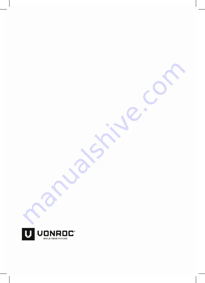 VONROC PS505XX Original Instructions Manual Download Page 16