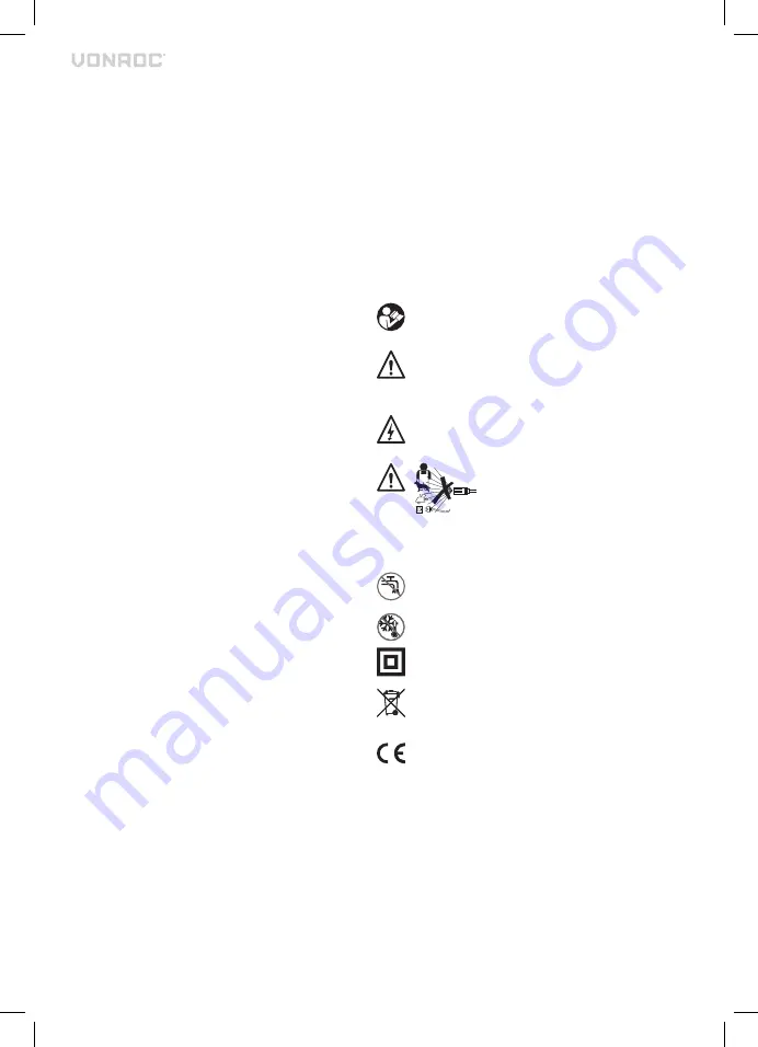 VONROC PW502AC Original Instructions Manual Download Page 33