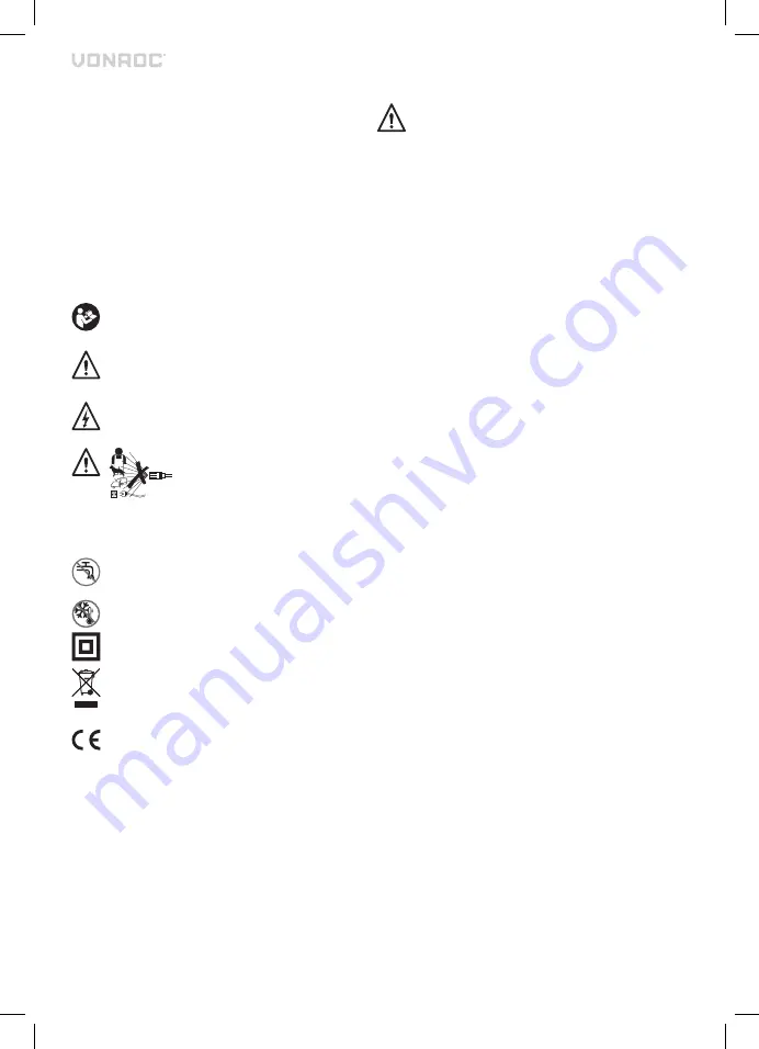 VONROC PW504AC Original Instructions Manual Download Page 19